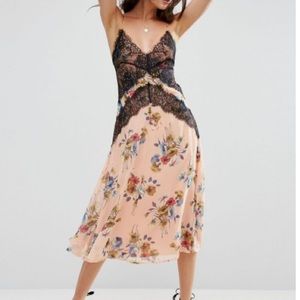 Lulus midi slip dress